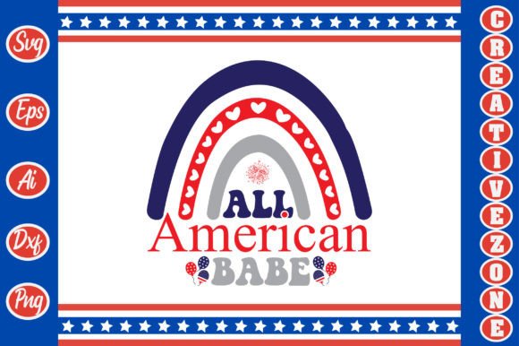 All American Babe: Versatile SVG Cut Files for Creative Projects