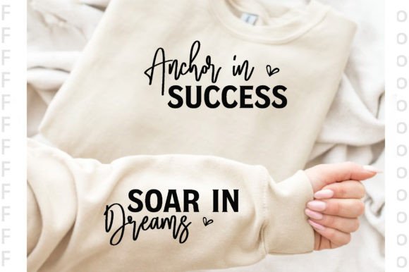 Anchor in Success Sleeve T-Shirt Design: A Versatile Digital Art Bundle for Creators