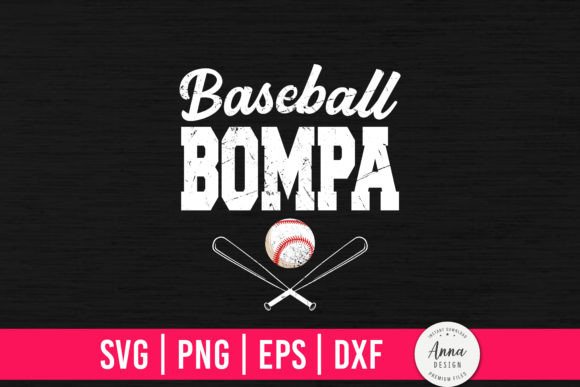 Baseball Bompa SVG Designs: Versatile Digital Files for Creators