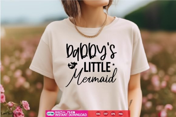 Daddy’s Little Mermaid SVG: A Versatile Cutting File for Every Occasion