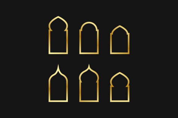 Islamic, Arabic Doors or Windows Design: Bridging Heritage and Digital Artistry