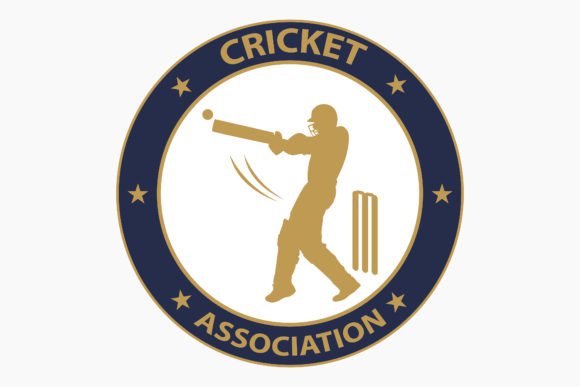 Logo for Association of Cricket Vector