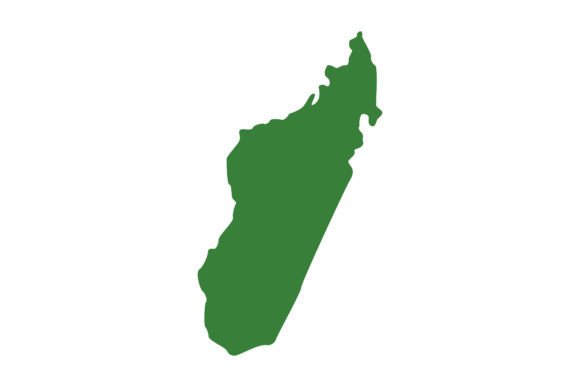 Madagascar Map Vector Illustration for Design and Print