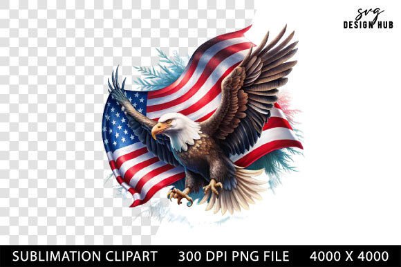 Patriotic Eagle, 4th of July Sublimation: What It Is and How Creators Actually Use It