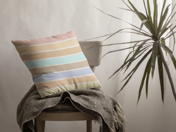 Soft Light Colorful Horizontals for Home Decor