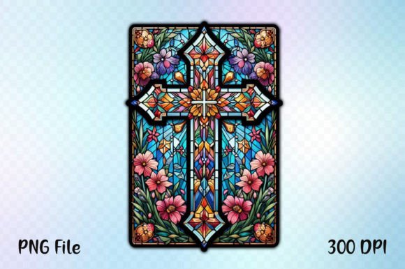 Stained Glass Cross Tarot Card PNG: A Digital Asset Redefining Creative Expression and Spiritual Aesthetics
