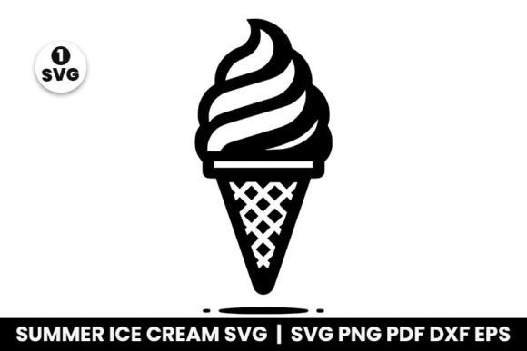 Summer Ice Cream Sublimation SVG for Creative Projects