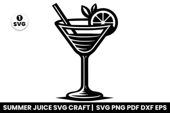 Summer Juice Glass Sublimation SVG: Elevate Your Seasonal Crafts with Enchanting Digital Designs