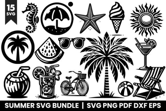 Summer SVG Bundle: A Strategic Asset for Creative Professionals and Small Business Owners