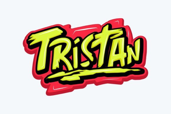 Tristan Graffiti Lettering Art for Design Projects