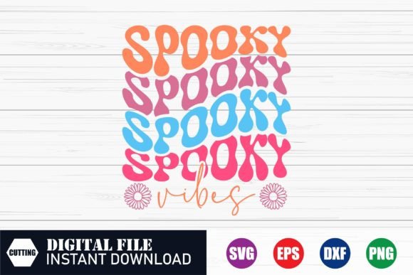 Unlock Creative Possibilities with the Spooky Vibes Wave, Halloween SVG Pack