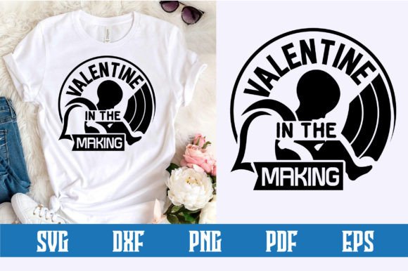 Valentine in the Making SVG Design: Crafting Heartfelt Creations with Digital Precision
