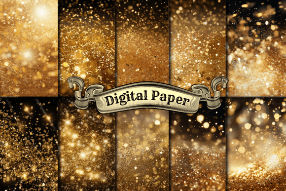What to Consider When Choosing Sparkling Gold Glitter Digital Papers