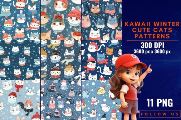 Why Kawaii Winter Cute Cats Patterns Are Transforming Creative Workflows