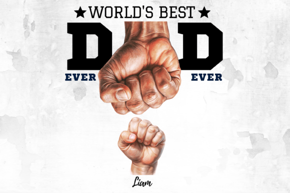 World's Best Dad Ever PNG Design Kit